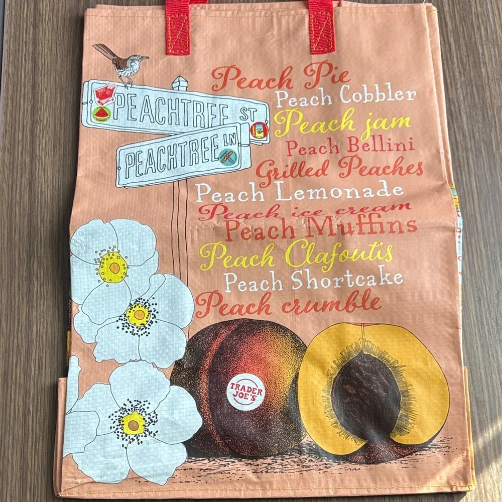 NWT 2 Trader Joe's Reusable Tote Bags GA & SC - Picture 6 of 10
